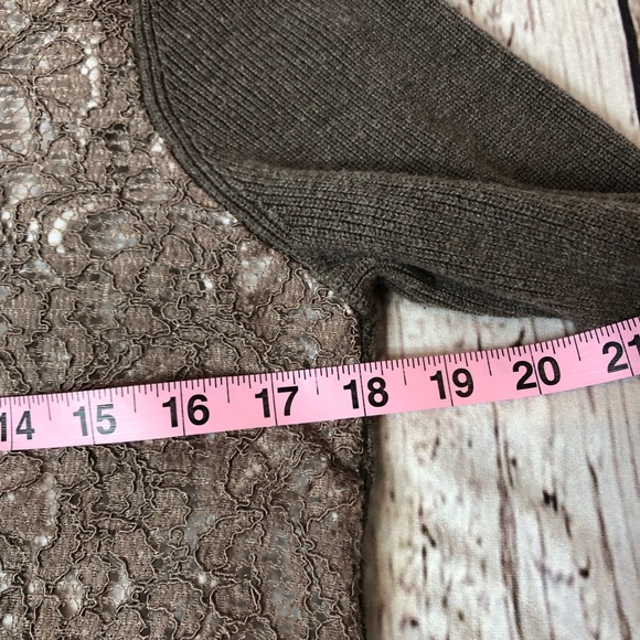 Simply Vera Vera Wang Mixed Media Sweater Medium - Picture 12 of 15